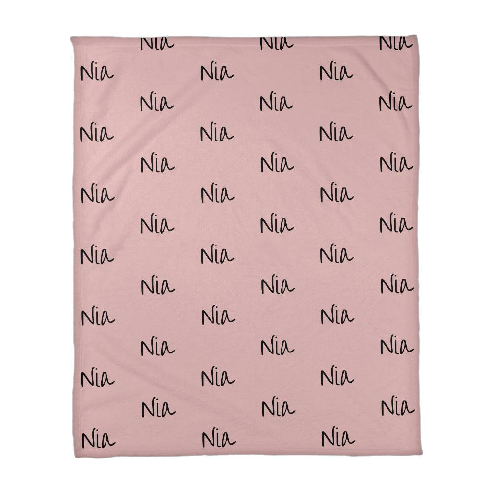 Baby Coral Fleece Blanket Blush Pink