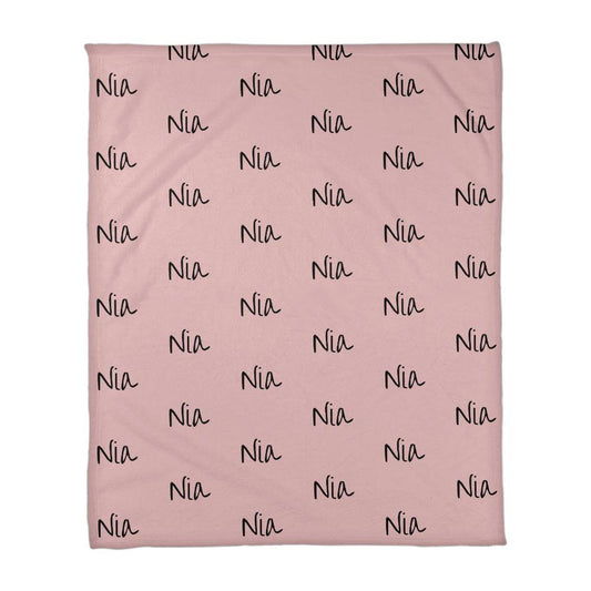 Baby Coral Fleece Blanket Blush Pink