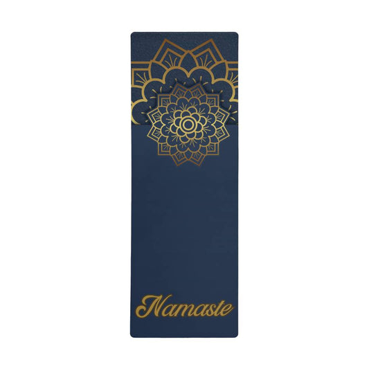 Personalized Rubber Yoga Mat, Stylish Anti-Slip Fitness Mat for Comfortable Practice, Unique Gift for Yoga Lovers