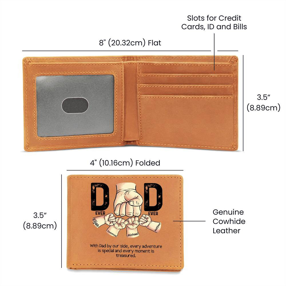 Graphic Leather Wallet Dad