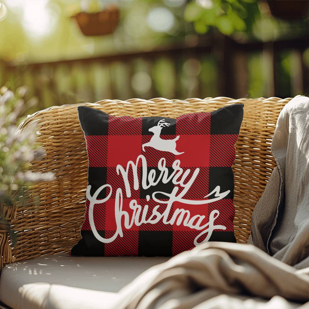 Indoor/Outdoor Christmas Pillow