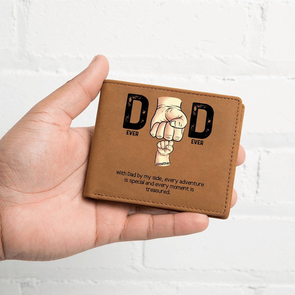 Graphic Leather Wallet Dad