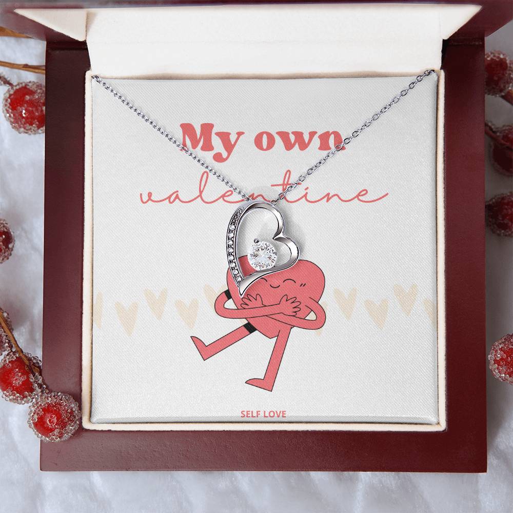 Be My Own Valentine - 14k gold finish necklace