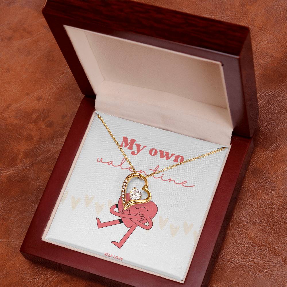 Be My Own Valentine - 14k gold finish necklace