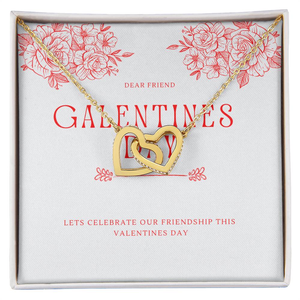 Galentine's Day Interlocking necklace