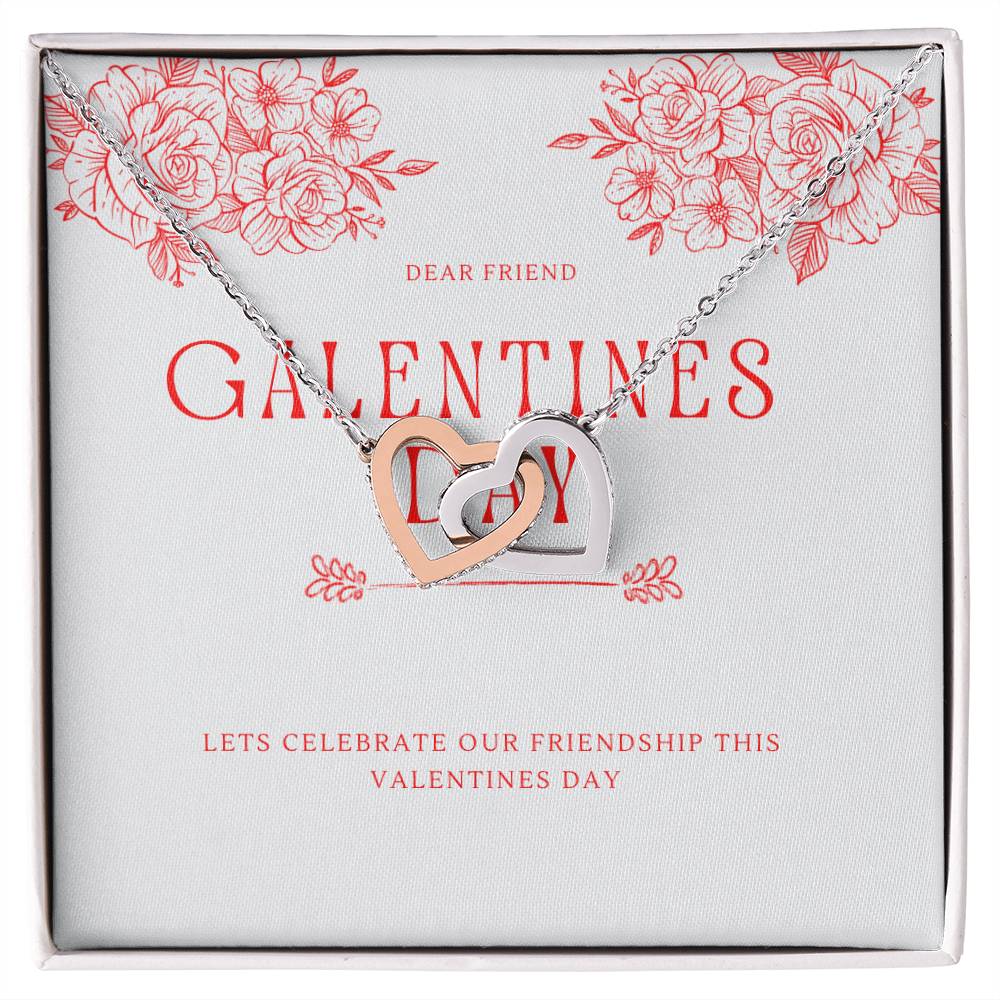 Galentine's Day Interlocking necklace