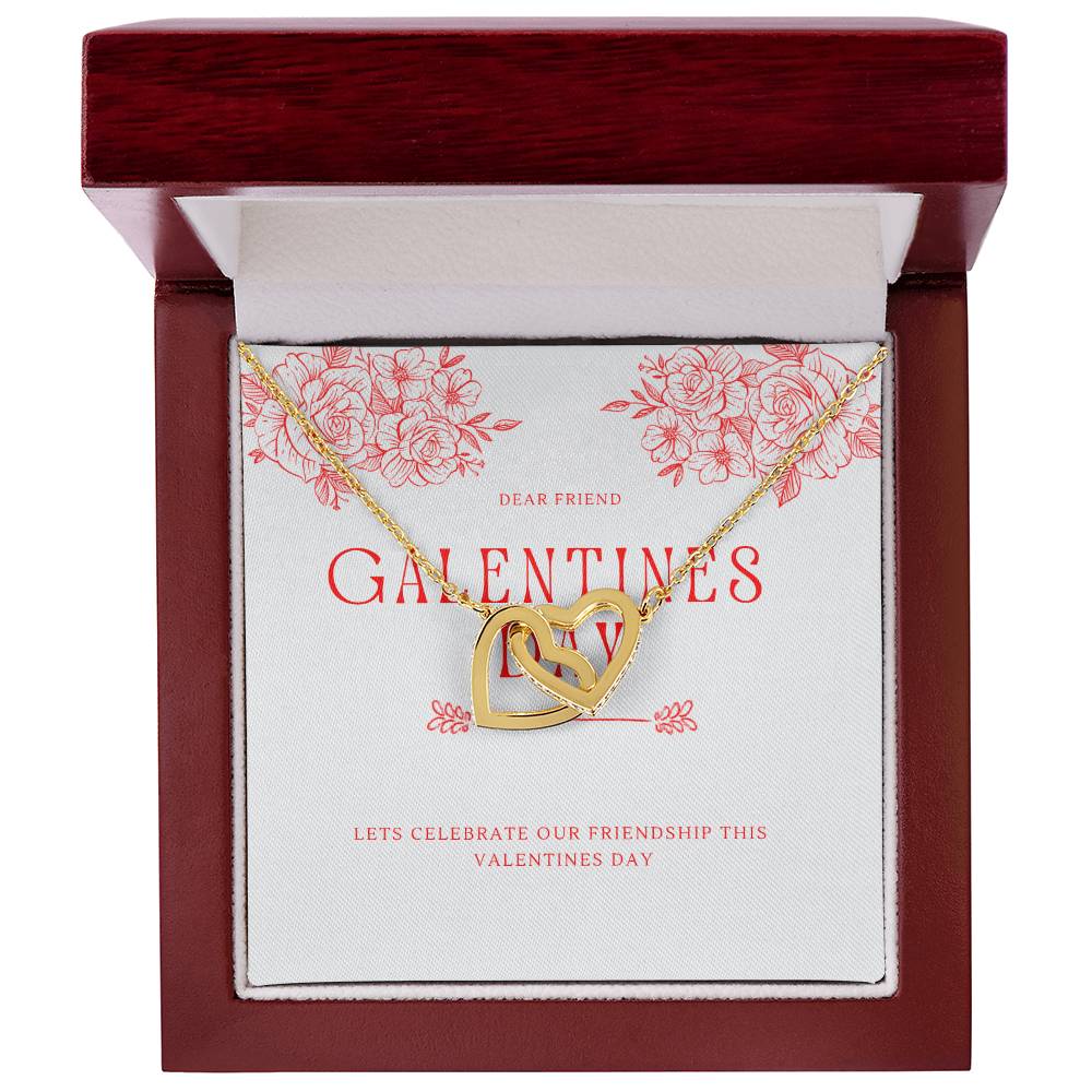 Galentine's Day Interlocking necklace