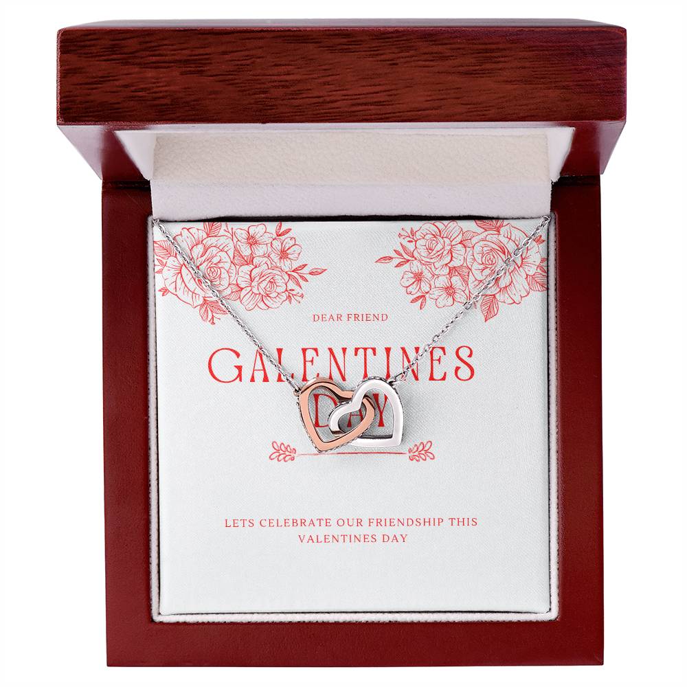 Galentine's Day Interlocking necklace