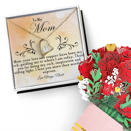 Mom Forever Love Necklace bundle - Personalize