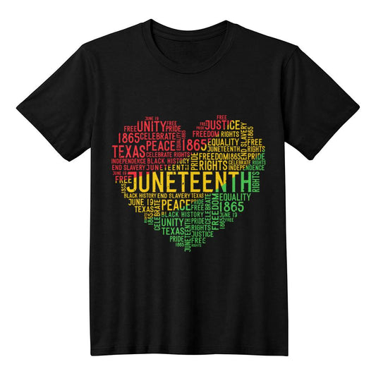 Juneteenth Heart Tees