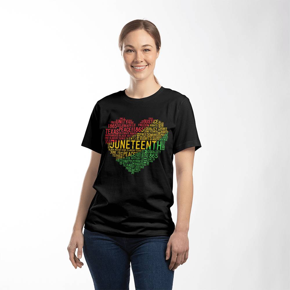 Juneteenth Heart Tees