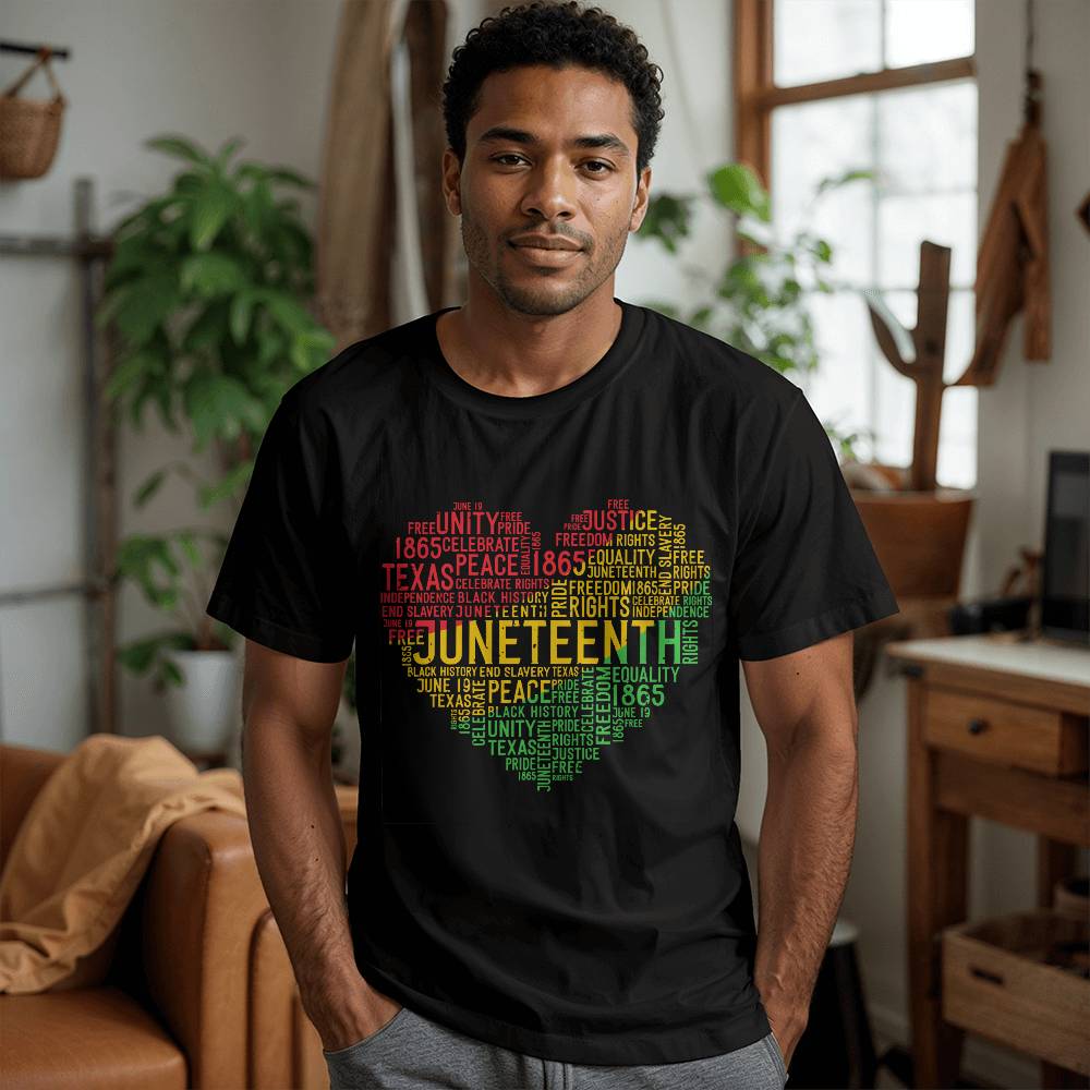 Juneteenth Heart Tees