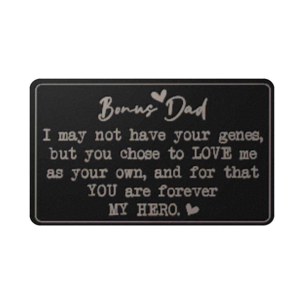 Metal Wallet Card - Bonus Dad