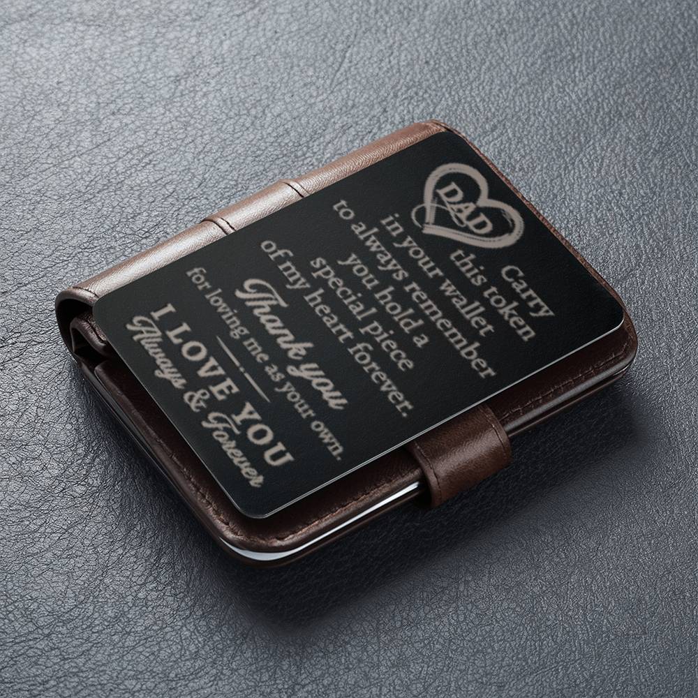 Metal Wallet Card - Dad's Token