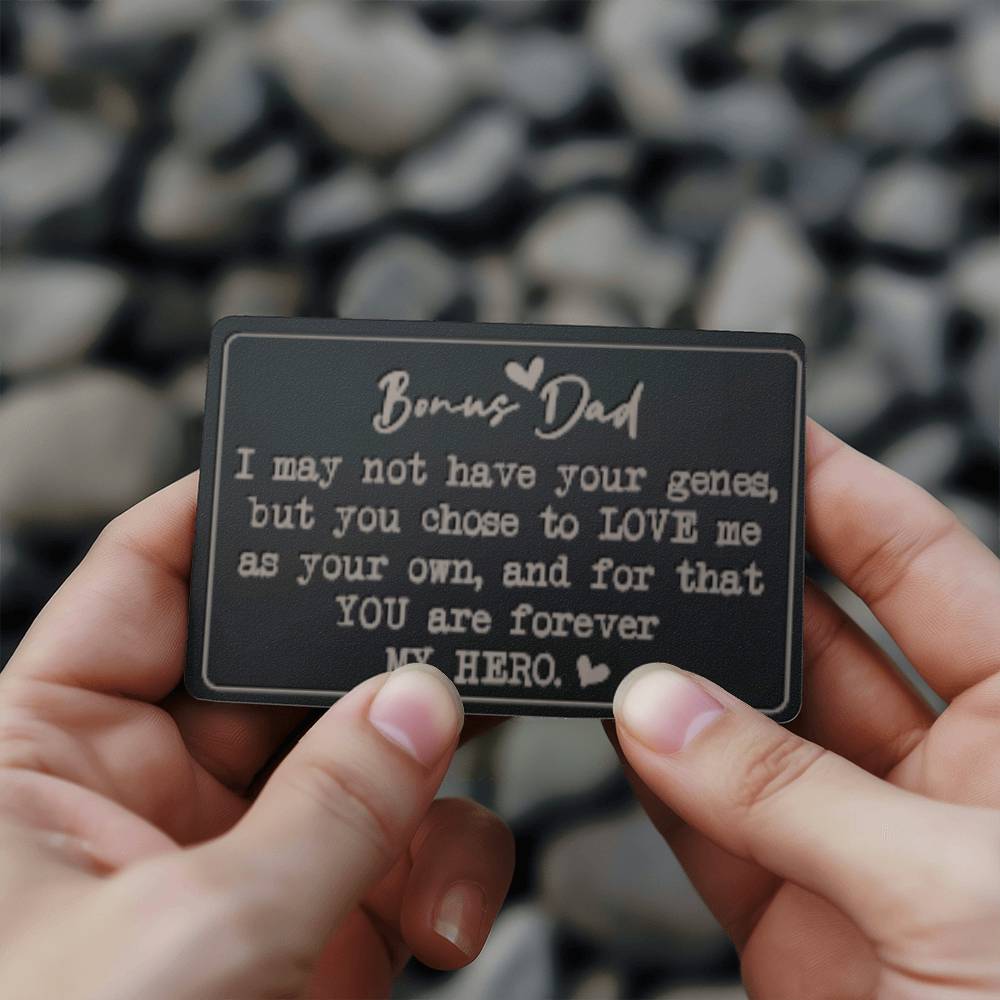 Metal Wallet Card - Bonus Dad