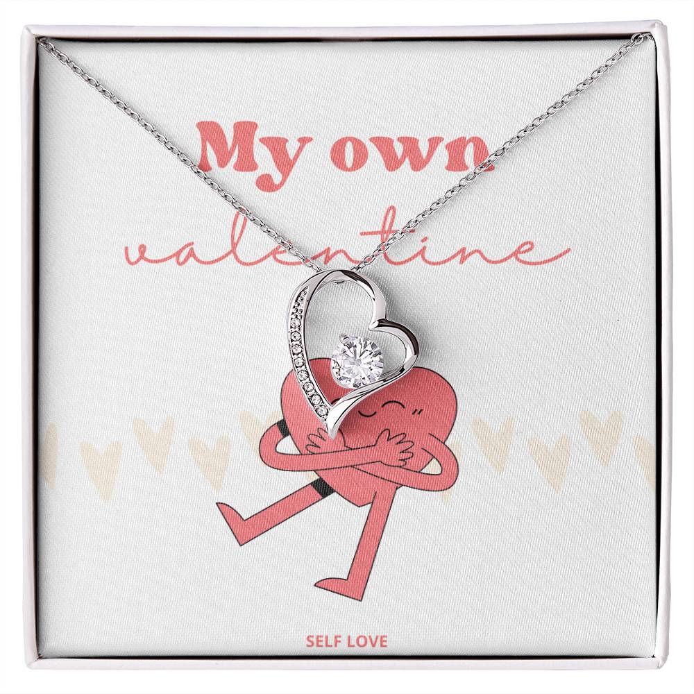 Be My Own Valentine - 14k gold finish necklace