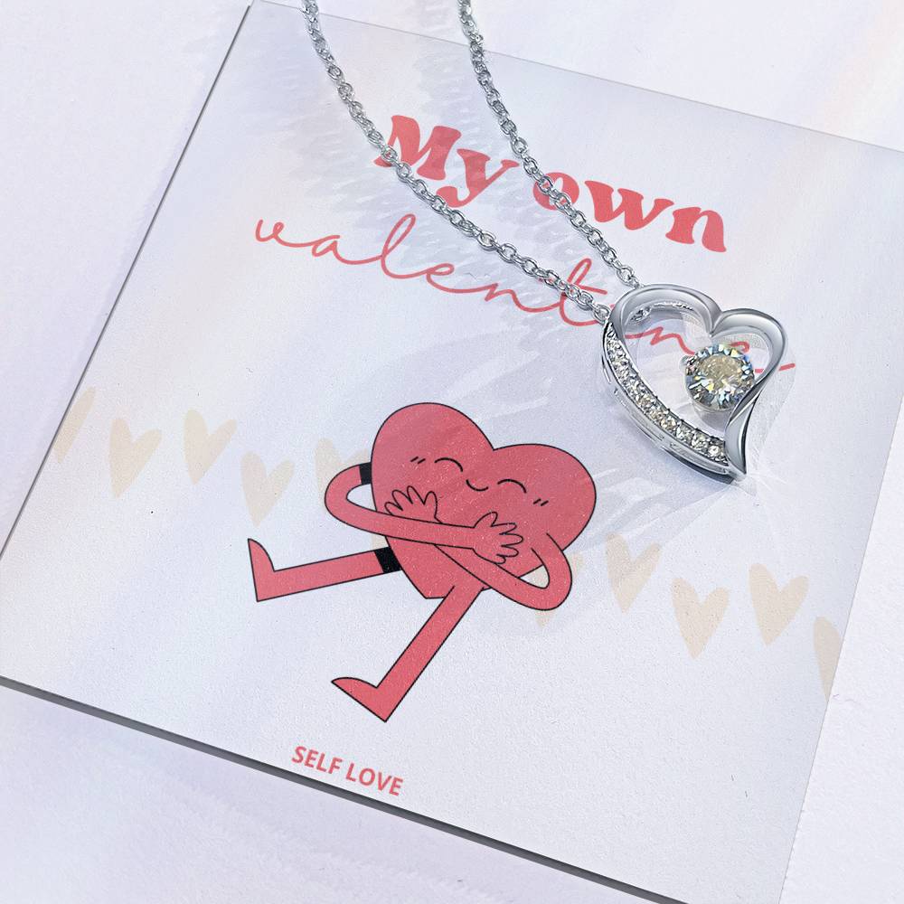 Be My Own Valentine - 14k gold finish necklace