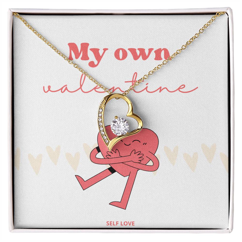 Be My Own Valentine - 14k gold finish necklace