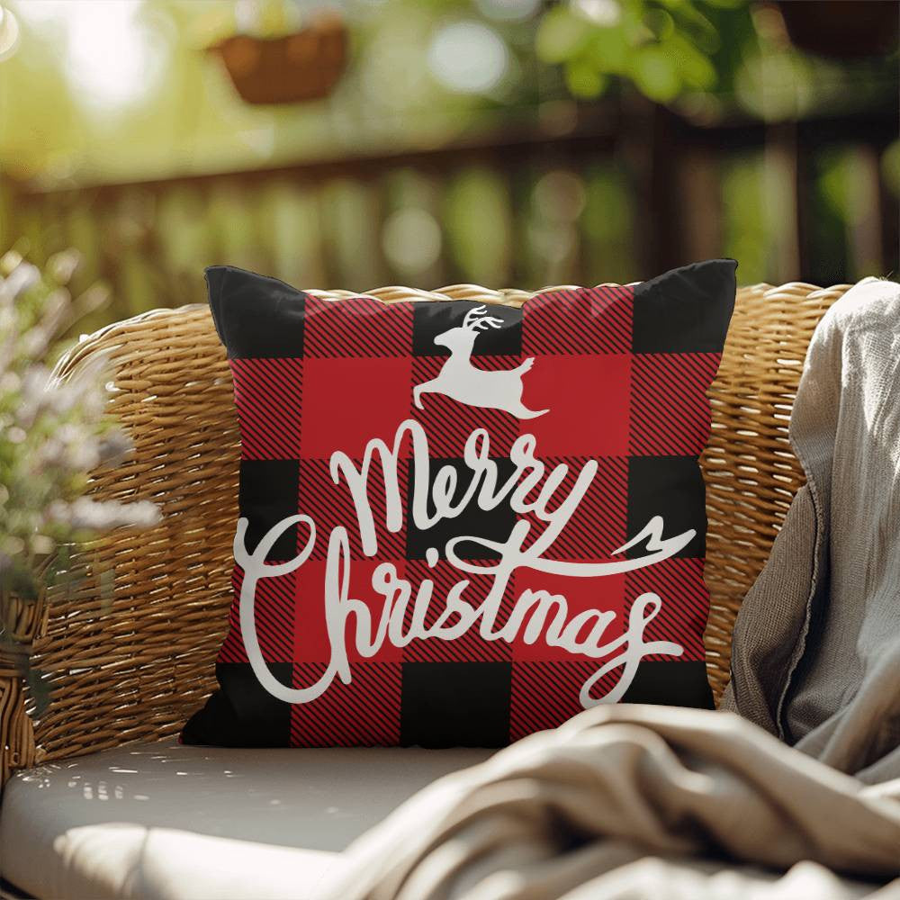 Indoor/Outdoor Christmas Pillow