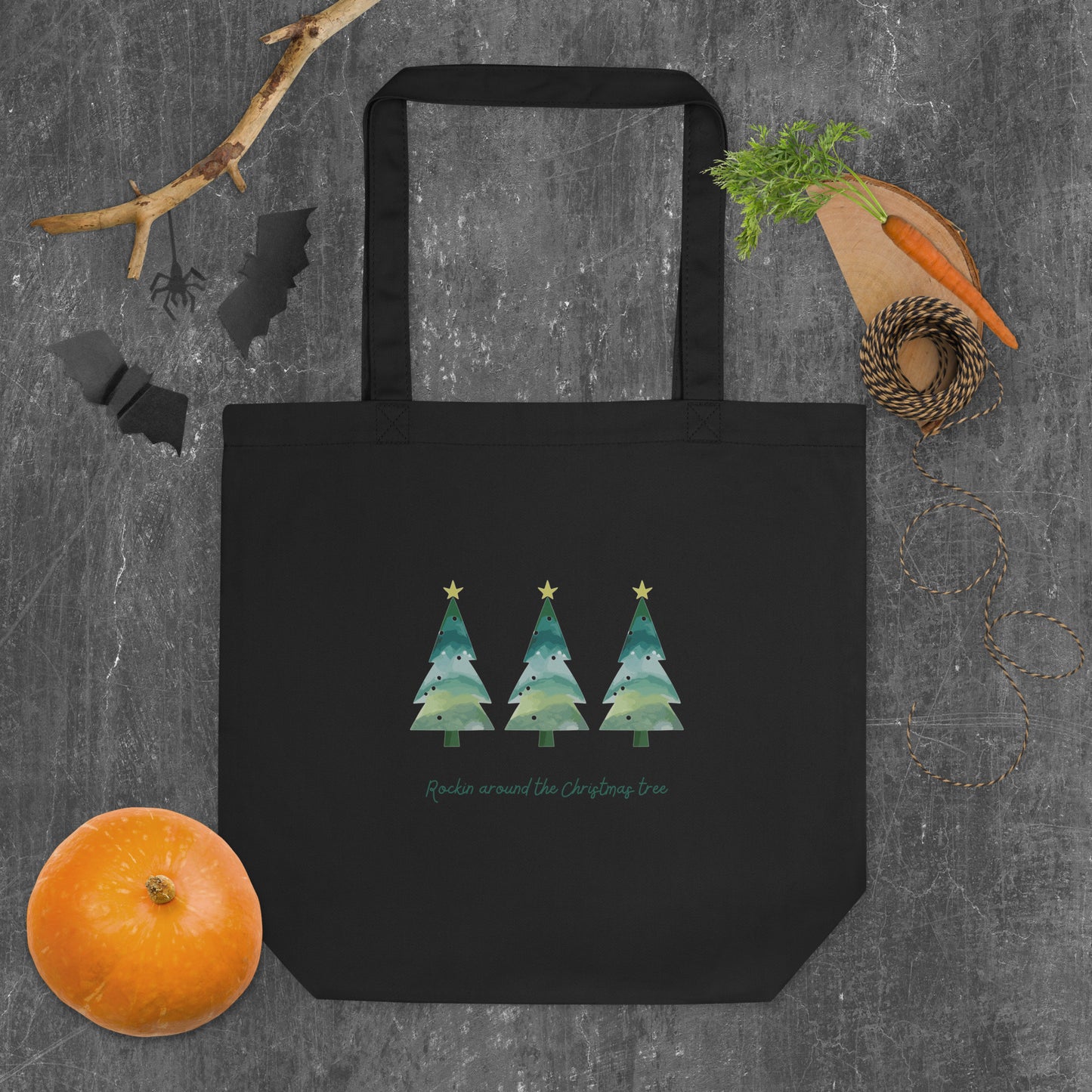 Rockin Round The Christmas Tree Eco Tote Bag