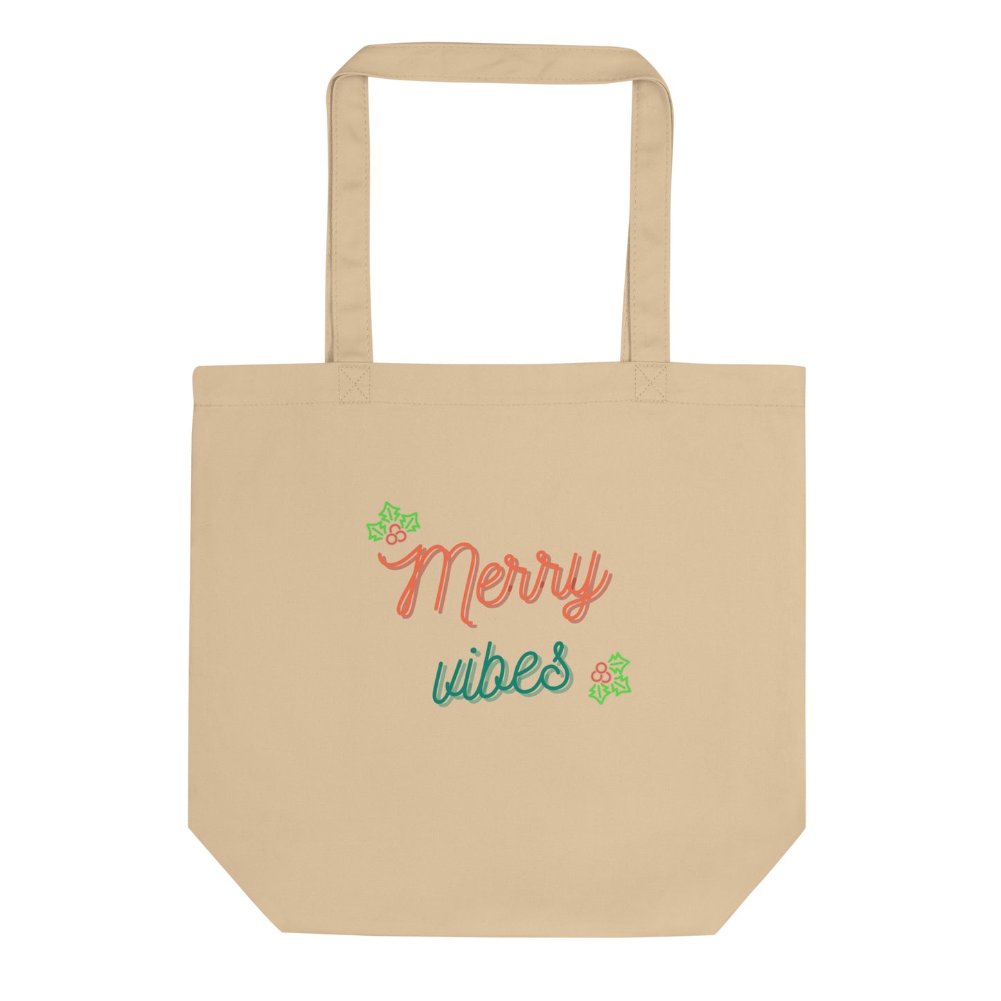 Merry Vibes Christmas Eco Tote Bag