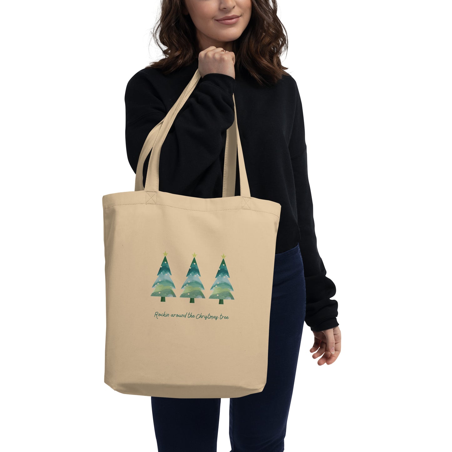 Rockin Round The Christmas Tree Eco Tote Bag