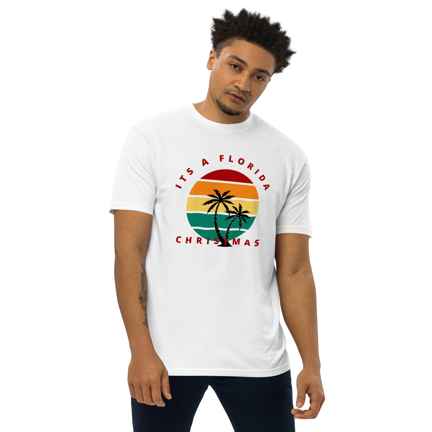 Its a FL Christmas Men’s premium heavyweight tee