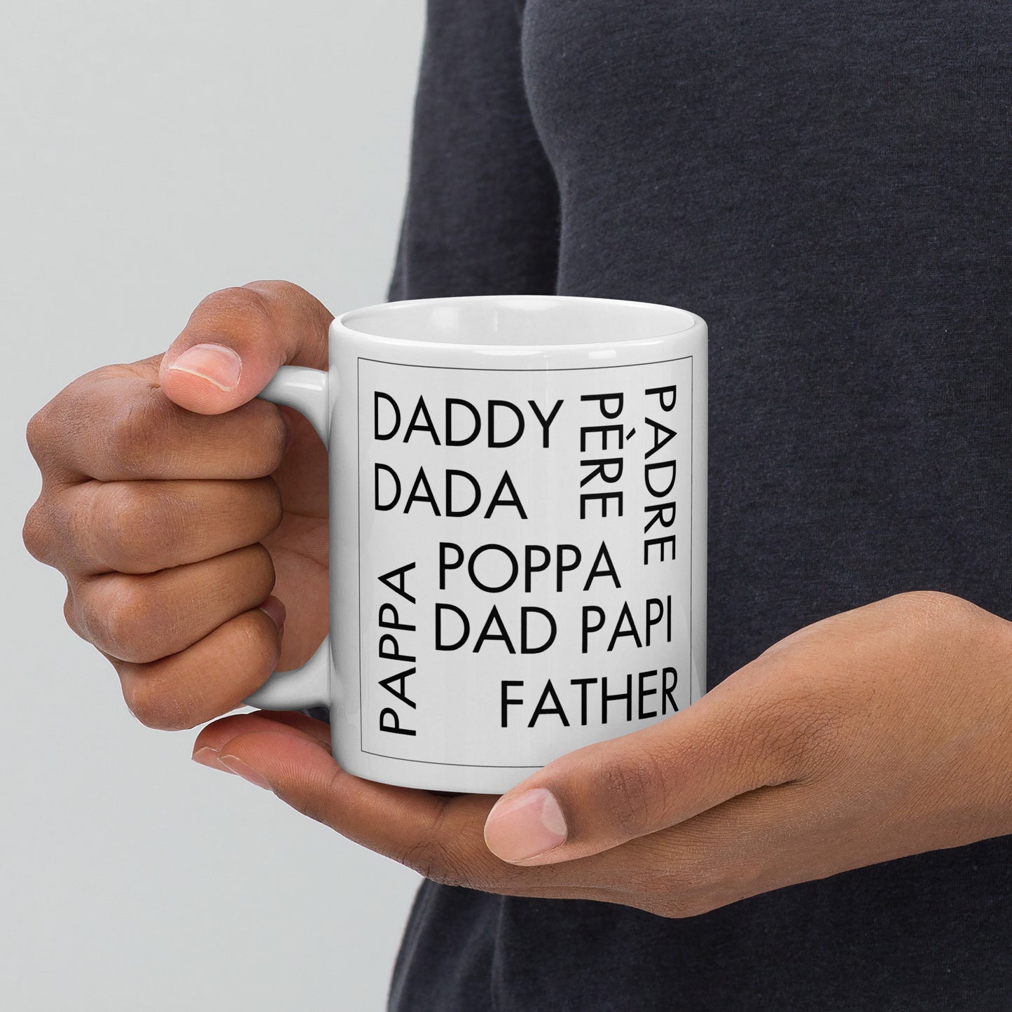 Dad - White glossy mug