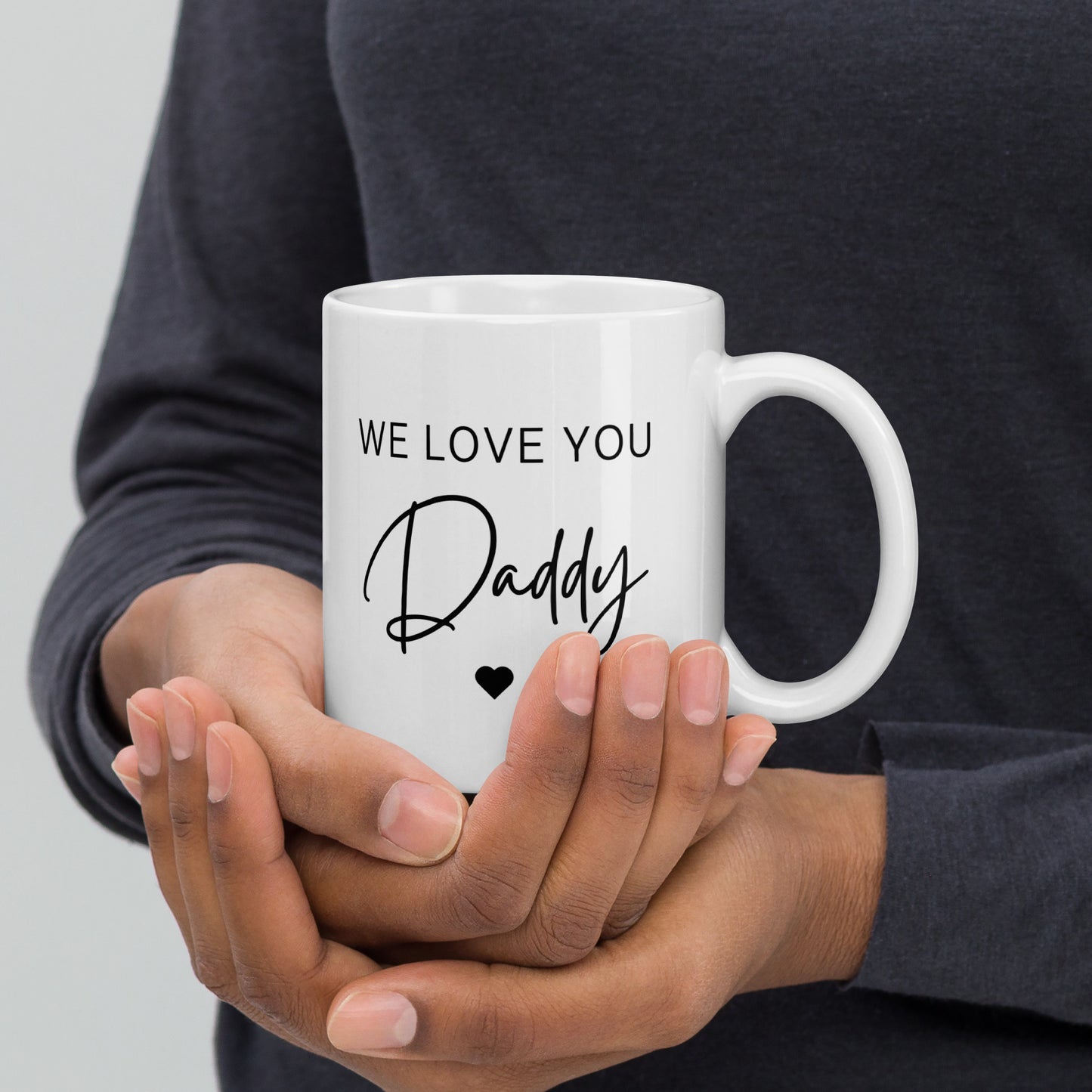 Dad - White glossy mug