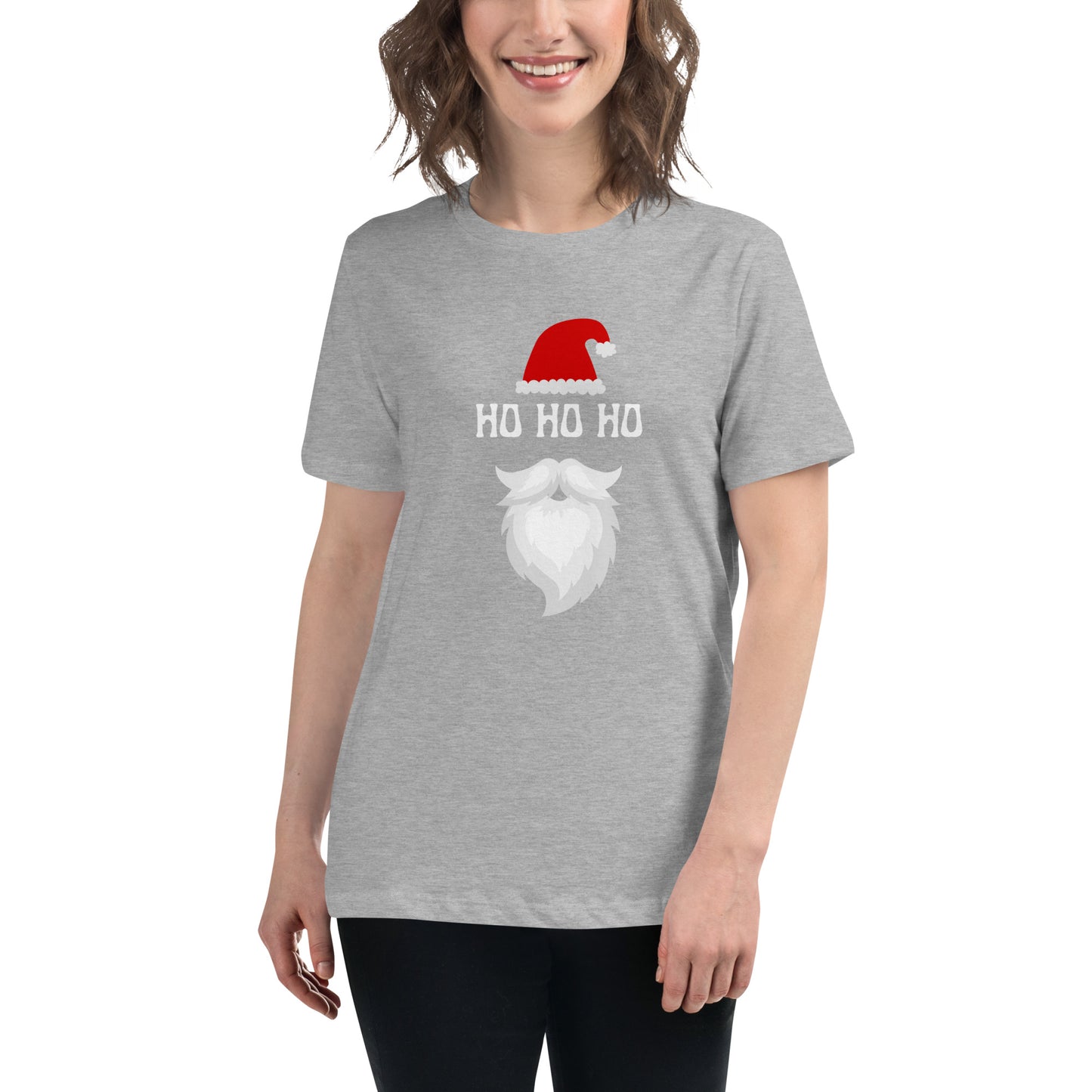 Ho Ho Ho Women's Relaxed Christmas T-Shirt