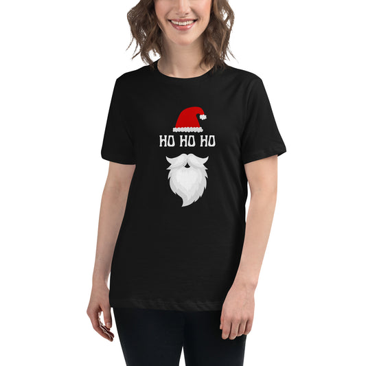 Ho Ho Ho Women's Relaxed Christmas T-Shirt