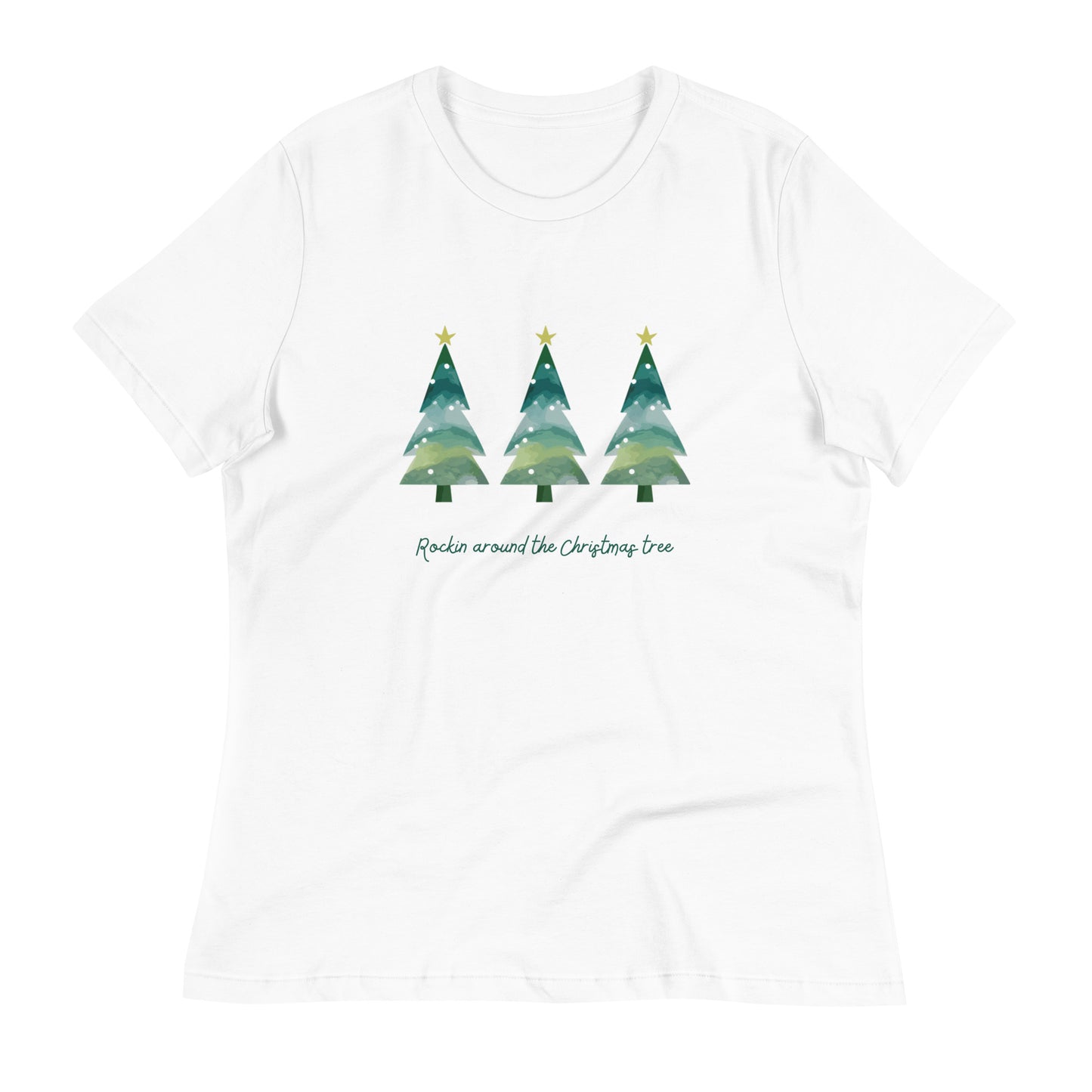 Rockin Round The Christmas Tree Women's Relaxed T-Shirt